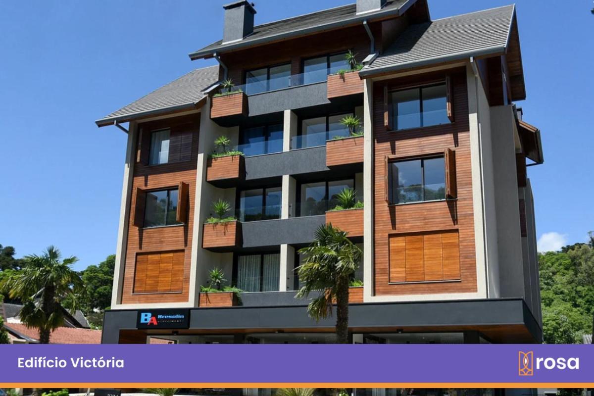 Rosa Edificio Victoria Apartment Gramado Exterior photo
